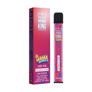 Strawberry Cough Aroma King CBD Mama Huana Vape Bar Ecigstore