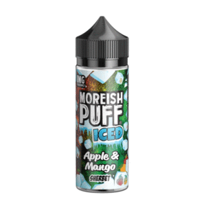 apple amp mango sherbet shortfill e liquid by moreish puff iced 100ml ecigstoreuk 494245