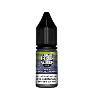 apple blackcurrant nic salt e liquid by ultimate salts cider 10ml ecigstoreuk 567372