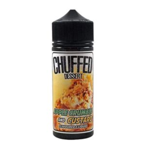 apple crumble amp custard shortfill e liquid by chuffed 100ml ecigstoreuk 536387