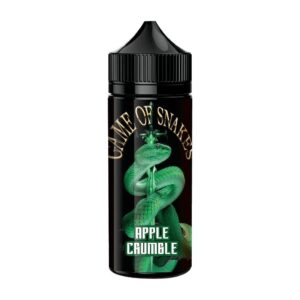 apple crumble shortfill e liquid by game of snakes 100ml ecigstoreuk 502986