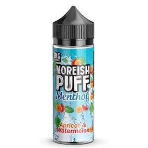 Apricot & Watermelon Shortfill E-Liquid by Moreish Puff Menthol 100ml - ECIGSTOREUK