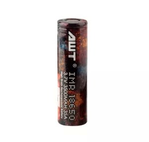 AWT IMR 18650 3500mAh 35A Battery - ECIGSTOREUK