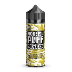 Banana by Moreish Puff Shakes 100ml - ECIGSTOREUK