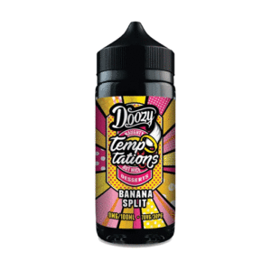 Banana Split E-Liquid Shortfill by Doozy Temptations 100ml - ECIGSTOREUK