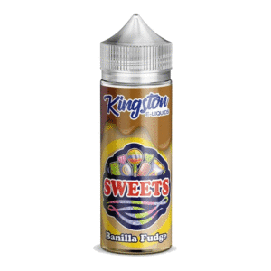 Banilla Fudge Shortfill E Liquid by Kingston Sweets 100ml - ECIGSTOREUK