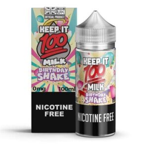 Birthday Shake E liquid Shortfill by Keep It 100ml - ECIGSTOREUK