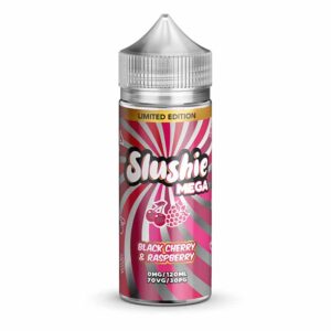 Black Cherry & Raspberry E Liquid by Slushie Mega 100ml - ECIGSTOREUK