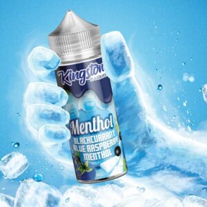 Blackcurrant Blue Raspberry Shortfill E Liquid by Kingston Menthol 100ml - ECIGSTOREUK