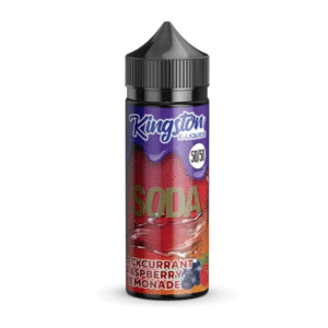 Blackcurrant Raspberry Lemonade Soda Shortfill E Liquid by 50-50 Kingston 100ml - ECIGSTOREUK