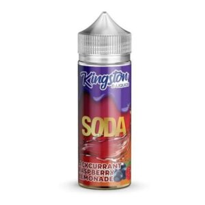 Blackcurrant Raspberry Lemonade Soda Shortfill E Liquid by Kingston 100ml - ECIGSTOREUK