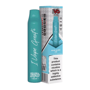 Blue Slush Ice IVG Diamond Bar Disposable Device 600 Puffs - ECIGSTOREUK