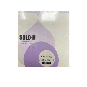 Cherry Ice Solo H Disposable Device 600 Puffs - ECIGSTOREUK