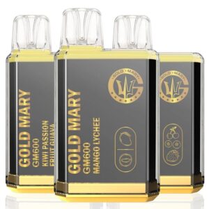 Gold Mary GM600 Disposable Vape Pod Device – Box Of 10 - ECIGSTOREUK