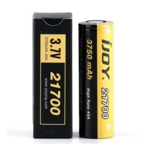 Ijoy 21700 3750mAh 40mAh High Drain IMR Li-Mn 3.7V Rechargeable Battery - ECIGSTOREUK