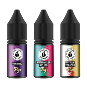 Juice N Power Salts Nic Salt E liquid Box of 10 - ECIGSTOREUK