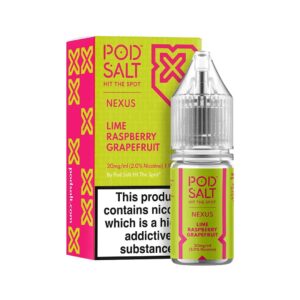 Lime Raspberry Grapefruit Nicotine Salt by Pod Salt Nexus 10ml - ECIGSTOREUK