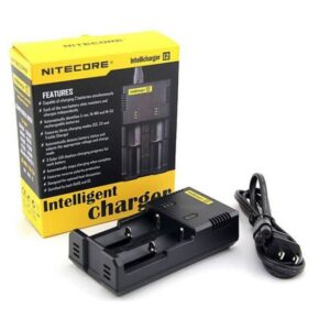 NiteCore i2 Vape Battery Charger (Two Bay) - ECIGSTOREUK