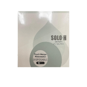 Peach Mango Watermelon Solo H Disposable Device 600 Puffs - ECIGSTOREUK