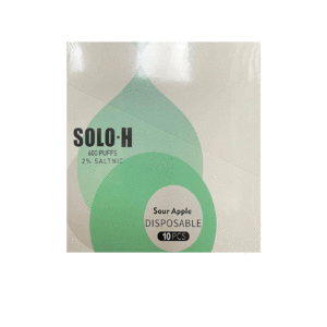 Sour Apple Solo H Disposable Device 600 Puffs - ECIGSTOREUK