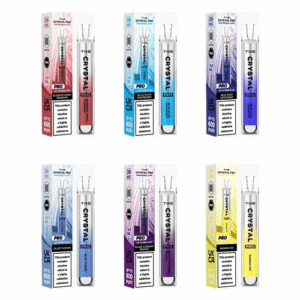 The Crystal Pro 600 Box Of 10 Disposable Vape Kit - ECIGSTOREUK