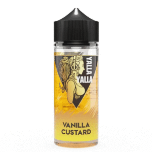 Vanilla Custard Shortfill E-Liquid by By Yalla Yalla UJ 100ml - ECIGSTOREUK